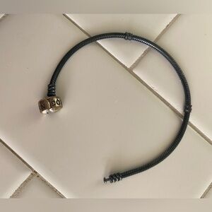 Pewter colored Pandora bracelet